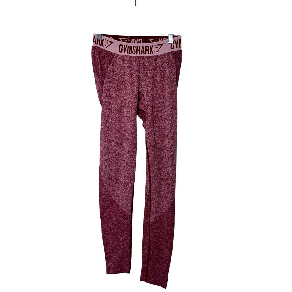 Gymshark Women High-Waisted Leggings Pink Marl Small Activewear